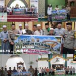 Polisi Bersama Masyarakat, Polres Kuansing Dan Polsek Jajaran Serentak Laksanakan Subuh Keliling Di 11 Lokasi